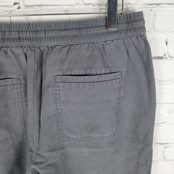 BANANA REPUBLIC | linen/lyocell/cotton blend drawstring patch pocket pants - Picture 4 of 7